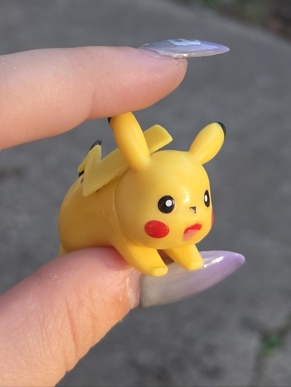 Pokemon Pikachu Yellow and Red Mini Figure